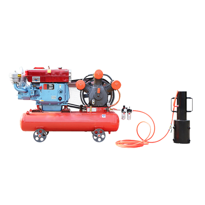 Flood control pile planting machine
