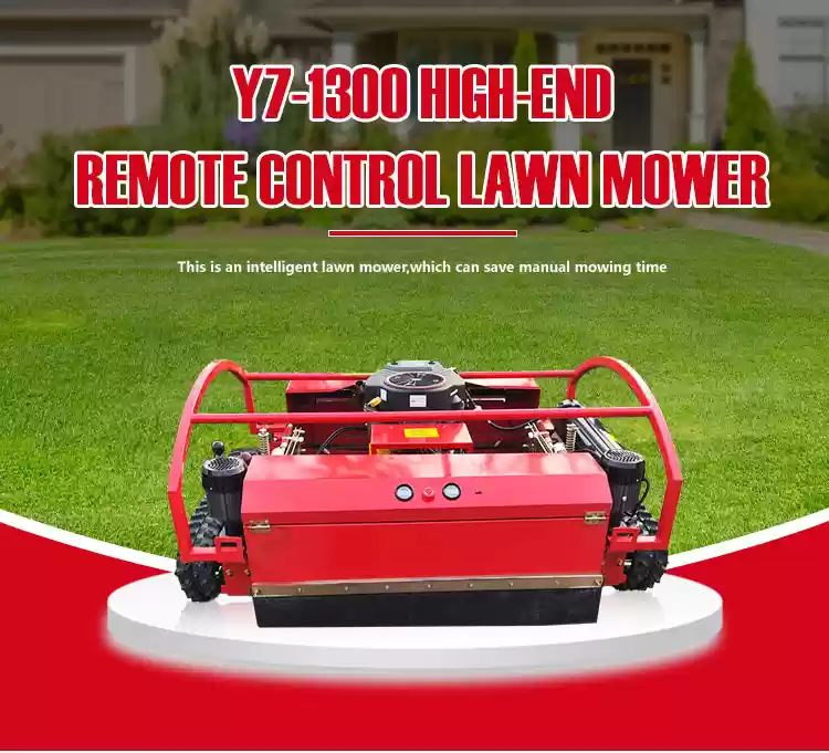 Y7-1300 Heavy-Duty Wide Track Remote Control Slope Mower